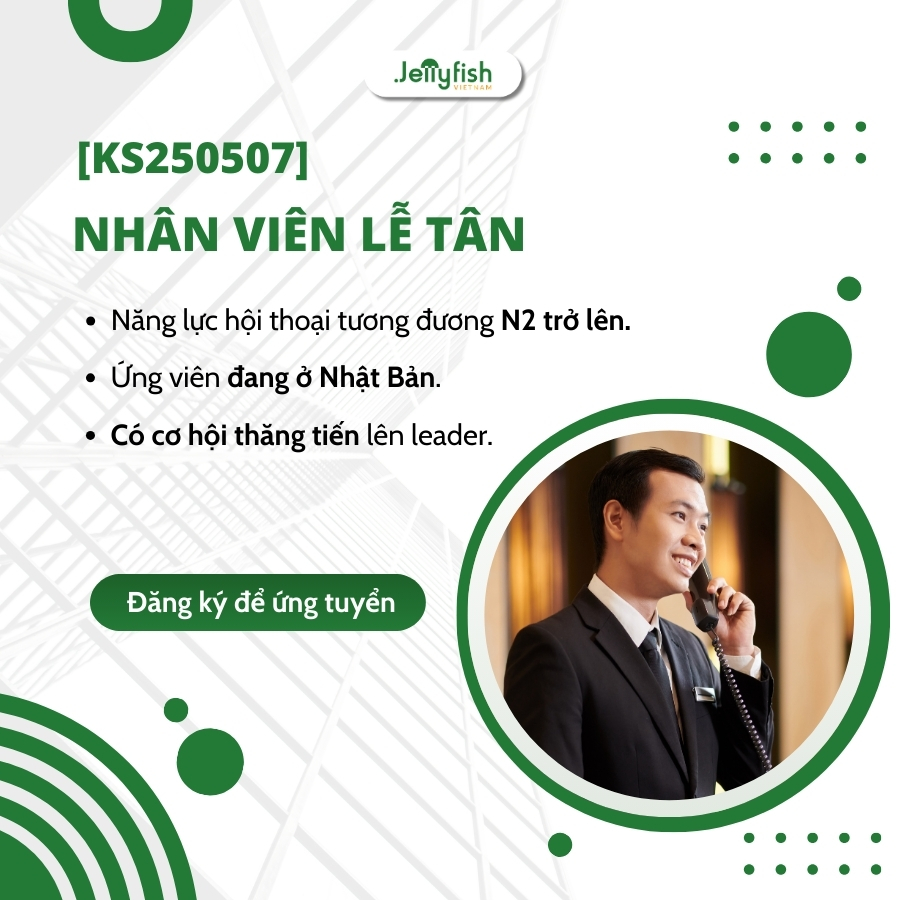 [KS250507] - Nhân viên lễ tân